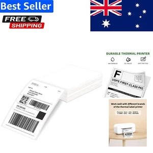 Clear Printing 4x6 Thermal Labels - Strong Adhesive & Multile Printer Compatible - Picture 1 of 10