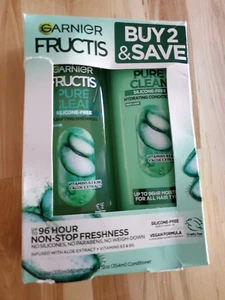 Garnier Fructis Pure Clean Shampoo & Conditioner 2pc Set 12 &12.5 fl.oz. - Picture 1 of 3