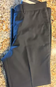 Michael Kors Greenwich Mens 38 Dress Pants Ebony Brown Flat Front - Picture 1 of 7