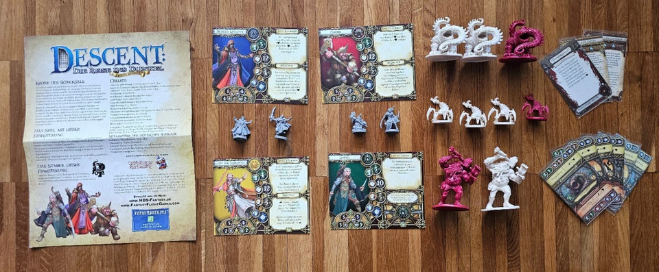 Descent 2 Helden- und Monsterset Krone des Schicksals (gesleevt) - Bild 1 von 1