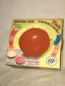 VINTAGE FIESTA REINECKE THERM-O-BOWL MELAMINE NEW OLD STOCK  MID CENTURY ATOMIC - Picture 1 of 10
