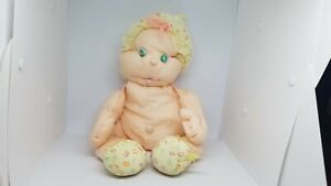 Vintage 1986 MARCHON Nylon Plush Baby Doll 16” Puffy Soft Toy Puffalump 