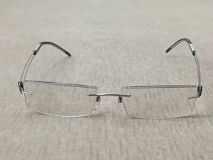 Silhouette Eyeglasses Rimless Wire Frames Austria Lightweight Material Brown Tan - Picture 1 of 14