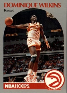 Dominique Wilkins-Atlanta Hawks-1990-91 Hoops Basketball Card #36 - Picture 1 of 2