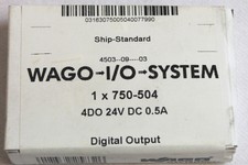 WAGO 750-504 4-Kanal-Digitalausgang -OVP/SEALED-