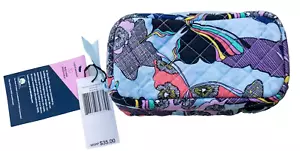 Estuche de aceite esencial Vera Bradley con cremallera alrededor en Butterfly By. Nuevo con etiquetas - Imagen 1 de 4