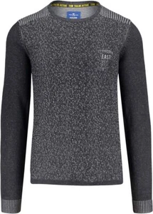 Tom Tailor suéter hombre sudadera negra talla M nuevo  - Imagen 1 de 3