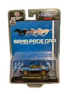 M2 Machines Sema 2020.... 1987 Ford Mustang GT Custom CHASE Pace Car 1/300 - Picture 1 of 1