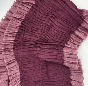 Purple Ruffle Scarf 48" x 10" - Picture 1 of 7