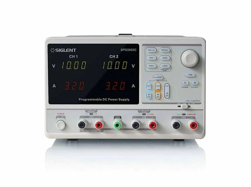 Siglent SPD3303C 30V 3A DC Power Supply 3 Channel Linear Programmable Precision - Image 1 of 1
