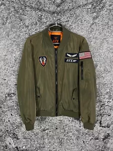 Men’s Avirex Dept. Bomber Jacket Flyer’s MA-1 Size XL X-Large - Picture 1 of 19