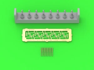 master 1/350 WWI GERMAN SMS Emden 5,2 cm SK L/55 guns 8SET - Bild 1 von 10