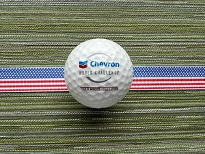 VINTAGE TIGER WOODS CHEVRON WORLD CHALLENGE SIGNATURE NIKE ONE TOUR #4 GOLF BALL - Picture 1 of 11