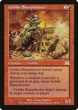 Goblin Sharpshooter Onslaught NM Red Rare MAGIC THE GATHERING CARD ABUGames
