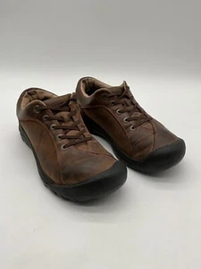 Scarpe da trekking KEEN Presidio donna taglia 9 pelle marrone punta tonda stringate - Foto 1 di 21