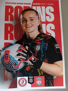 Programme Bristol City Women v Liverpool Ladies 20th April 2024 - Picture 1 of 2