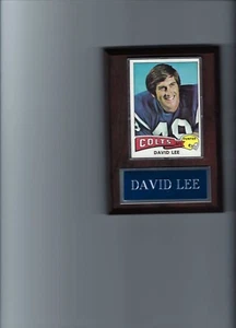 DAVID LEE PLAQUE BALTIMORE COLTS FOOTBALL NFL C - Picture 1 of 1