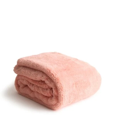 $100 VERA BRADLEY MANTA DE PIEL SINTÉTICA ROSA Coral Nube Acogedor Regalo 50"x70" Nuevo Foto 1 de 4