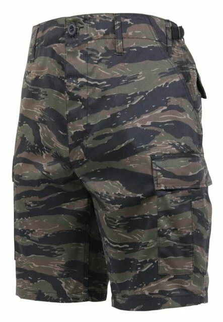 Rothco 7085 XL BDU Military Cargo Shorts - Tiger Stripe Camo