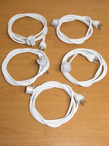 Lot of 5 Apple iMac Power Cables w/ Angled Plug - 622-0390 - Tested Working - Picture 1 of 3