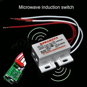 Sensor de radar de microondas 100-220 V interruptor de luz detector de movimiento para lámpara de pasillo - Imagen 1 de 12