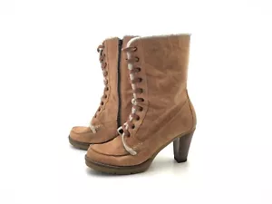 KMB. Damen Stiefel Stiefelette Ankle Boots Braun Gr. 40 (UK 6,5) - Bild 1 von 8