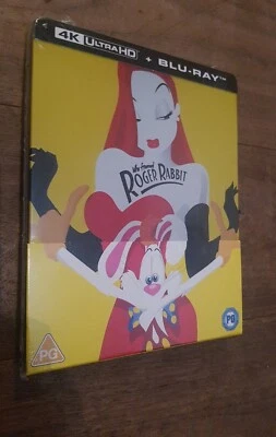 WHO FRAMED ROGER RABBIT - UK EXCLUSIVE 4K UHD + BLU RAY STEELBOOK - NEW & SEALED - Image 1 of 3