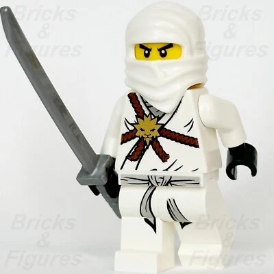 LEGO Ninjago Zane Minifigure The Golden Weapons Ninja 2506 2504 2113 2507 njo001 - Image 1 of 3