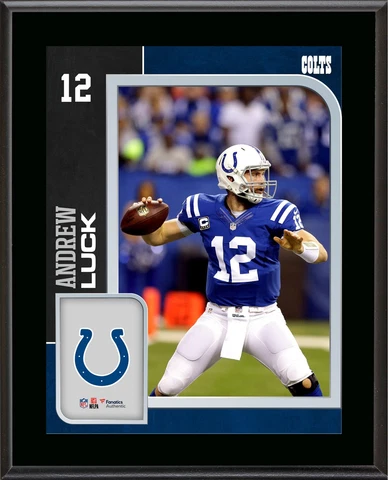 Andrew Luck Colts 10.5' x 13' Sublimated Player Plaque - Fanatics Authentic Cover