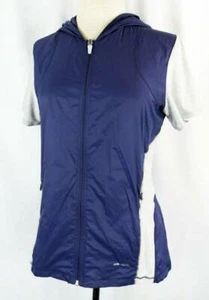 Nueva Chaqueta Para Mujer Annika Cutter & Buck Azul/Gris Breather Híbrida Flexible SS M Nueva con Etiquetas SW - Imagen 1 de 4