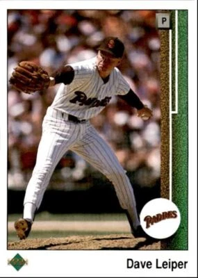 1989 Upper Deck Dave Leiper San Diego Padres #363 - Image 1 of 2