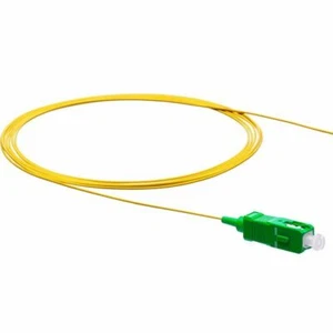 1M SIMPLEX SC/APC PIG TAIL LEAD - 9/125um - OS2 YELLOW - Picture 1 of 1