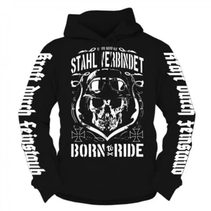 Sudadera con capucha para hombre acero conecta sudadera con capucha motocicleta refranes MC Club Biker - Imagen 1 de 5