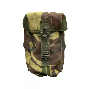 Original Ejército Británico PLCE Botella de Agua Bolsa DPM Bosque Camuflaje Cordura Correas - Imagen 1 de 12
