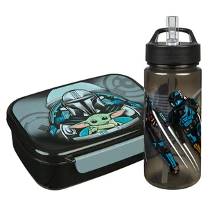 Scooli Brotdose & Trinkflasche STAR WARS Kinder The Mandalorian Baby Yoda - Bild 1 von 7