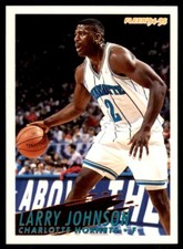 1994-95 Topps Finest Larry Johnson Charlotte Hornets #26