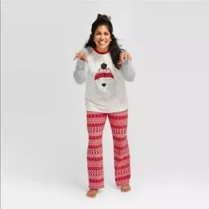 Women's Plus Size Target Wondershop Christmas Holiday Mama Bear Pajama Set 3X - Picture 1 of 6