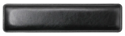 16.5 X 3.9 inch Gaming Leather Keyboard Wrist Pad Anti Slip Wrist Rest - Black - Image 1 of 3