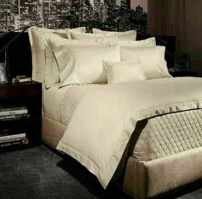 Ralph Lauren Bedford Jacquard Cotton Duvet Cover - FULL / QUEEN - Champagne - Image 1 of 4