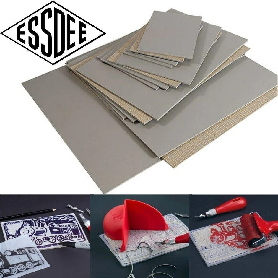 Essdee Soft Linoleum Lino Block Plate for Linocut Art Printmaking Carving - Image 1 of 4