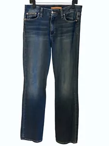 Pantalones de mezclilla Joe’s Jenifer Hi Honey Bootcut talla 31 corte curvilíneo dobladillo desgastado - Imagen 1 de 12