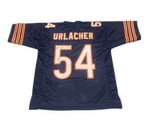 Brian Urlacher Signed Chicago Bears Custom Jersey w/ HOF 18 Beckett W BAS COA - Picture 1 of 3
