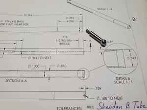 Early Benj C,D,E,F,700,710, 720, 310, 312 317 rifle 2 piece bolt handle (Only) - Picture 1 of 6