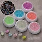 Art Candy Beads Round Crystal Stones 3D Nail Art Decorations DIY Nail Jewelry