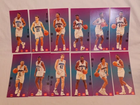 Charlotte Hornets NBA Lot Stand-ups Set Dell Curry Larry Johnson Alonzo Mourning Cover