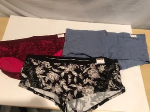 NWT LOT of 3 22/24 Cacique Panties - Boyshort & Hipster - Picture 1 of 7