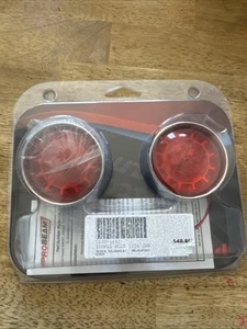 Custom Dynamics ProBEAM LED Chrome/Red Rear Turn Signal Bullet Style Harley A1 - Picture 1 of 2