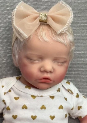FULL SILICONE Body Girl Reborn Baby Doll - Image 1 of 4