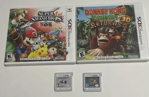Nintendo 3DS Fire Emblem Monster Hunter Super Smash Bros Donkey Kong Country - Picture 1 of 6