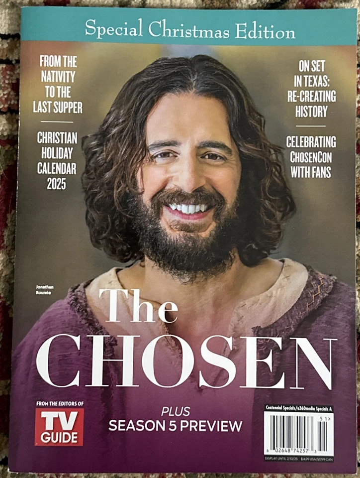 TV Guide The Chosen Magazine Telling the Story of Jesus  2024 Season 5 Preview - Image 1 of 1